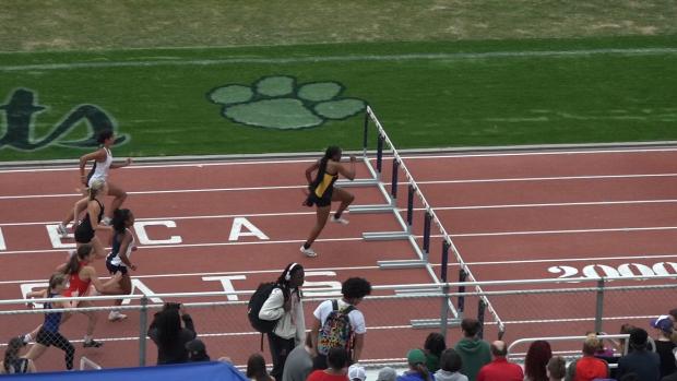 Girls 100 Hurdles Finals Section 3
