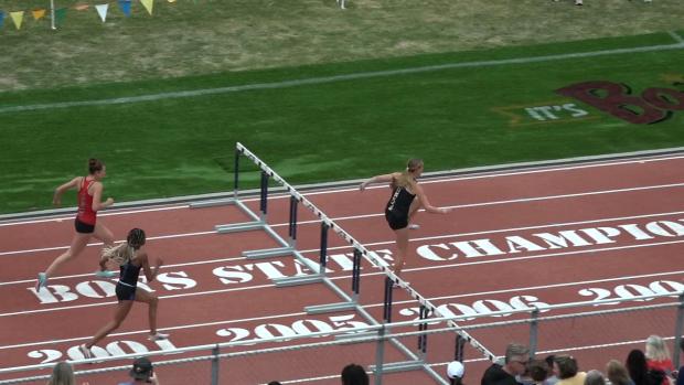 Girls 100 Hurdles Finals Section 4