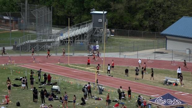 Girls 400 Hurdles Finals Section 4