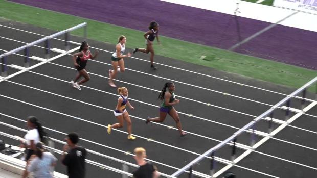 Girls 100 Hurdles Finals Section 3