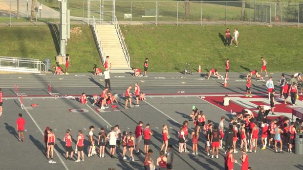 Girls 300m Hurdles Heat 2