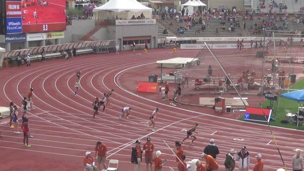 Division 1 Girls 4x100 Relay Prelims Heat 2