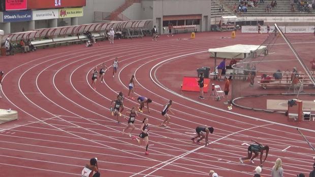 Division 1 Girls 4x100 Relay Prelims Heat 5