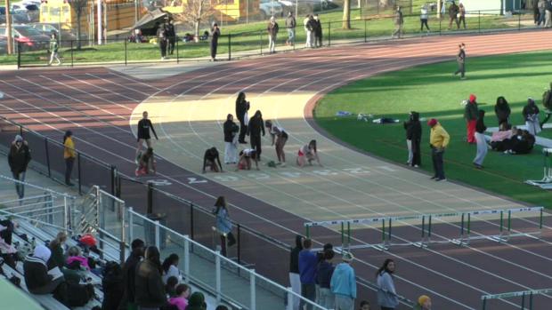 Red Girls 100 Hurdles Finals Section 3 - GMC Division