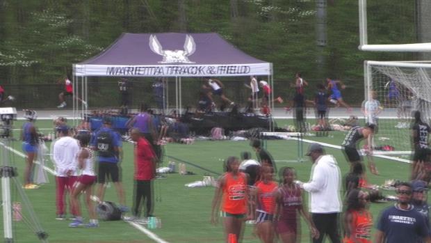 Boys 4x100 Relay Heat 3
