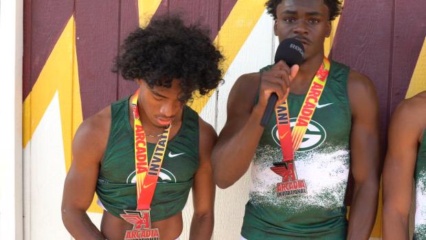 El Cerrito Finishes Runner-Up in Boys 4x200m at Arcadia