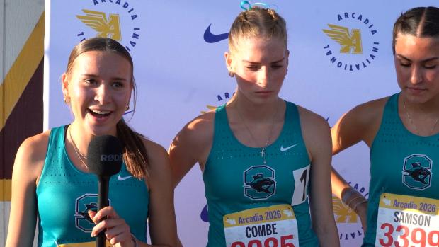 Santiago (CA) Reacting to Runner-Up 4x800m Arcadia Invite