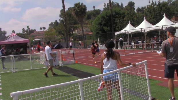 thrilling Section 2 girls 1600 finish