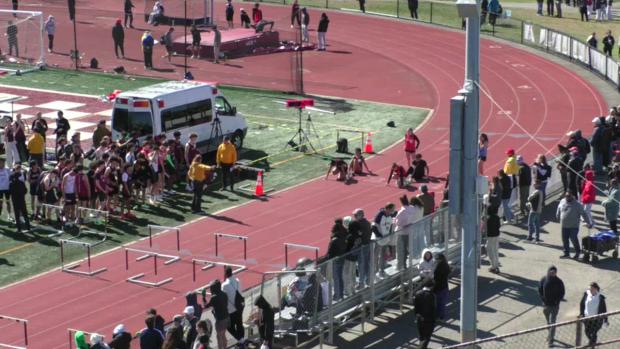 Varsity Girls Shuttle Hurdle Relay Section 2 - Passaic Relays