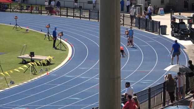 Girls 4x100 Relay Finals Section 1