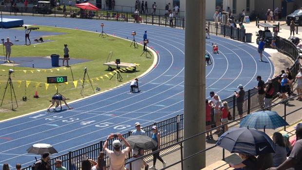 Girls 4x100 Relay Finals Section 2
