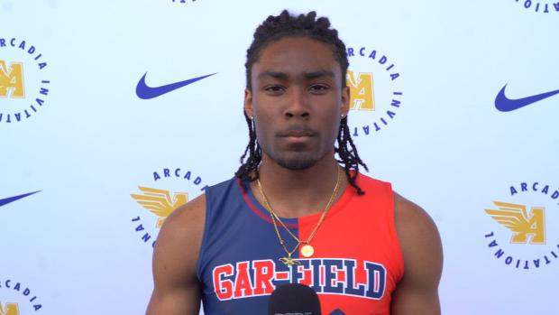 Joshua-Kai Smith (Garfield) After Winning Arcadia 110mH