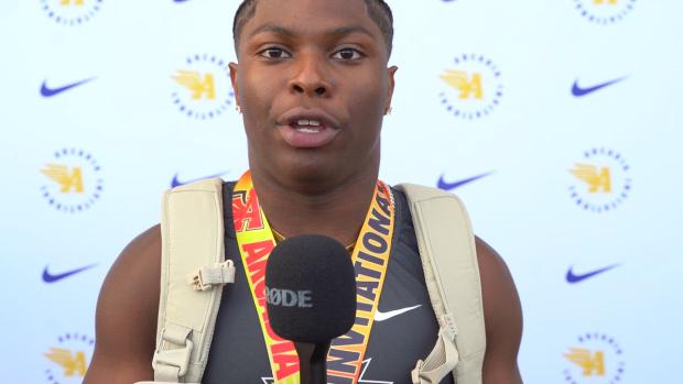 Benjamin Harris (Servite) After 2nd Arcadia 100m Title