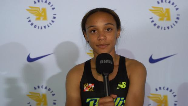 Mya Arrendell (Bullis) Wins Arcadia 100m & 200m Double