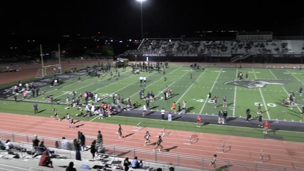Varsity Girls 300 Hurdles Finals Section 1