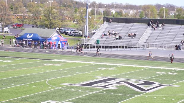 Girls 300 Hurdles Finals Section 4