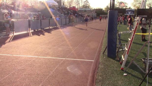 Finish Of The Boys 400 Hurdles