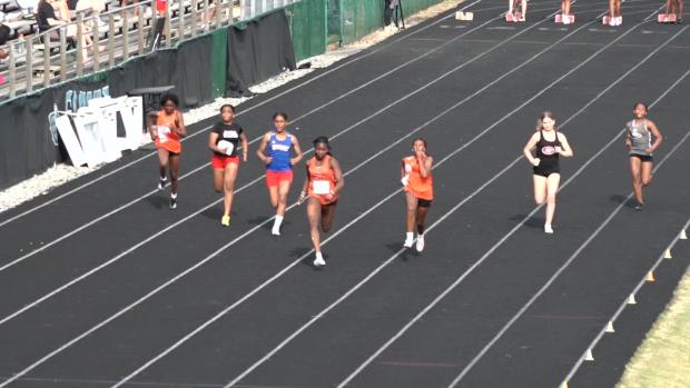 MS Girls 100 Prelims Heat 3