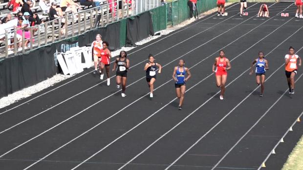 MS Girls 100 Prelims Heat 5
