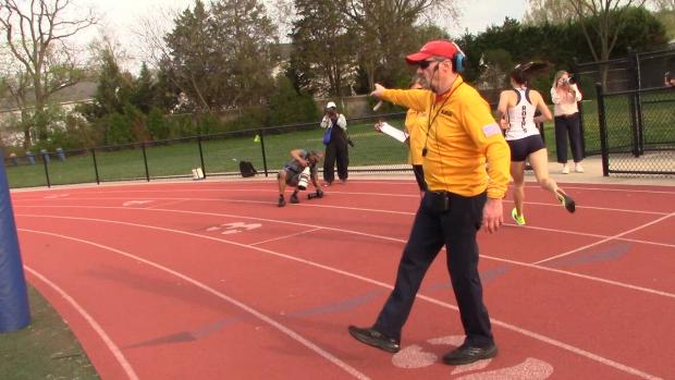 Finish Of The Girls 4x400 And Interview With Union Girls 