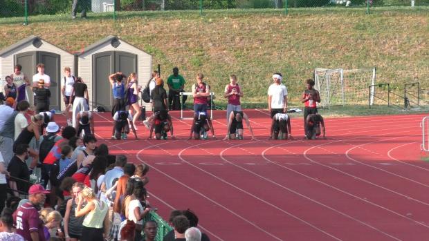 Boys 100 Finals Section 1