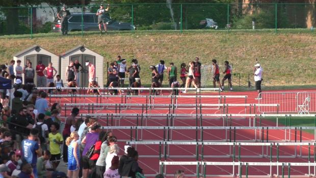 Boys 110 Hurdles Finals Section 1
