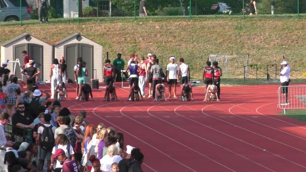 Girls 100 Finals Section 1