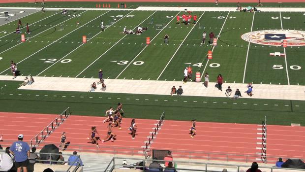 Varsity Girls 100 Hurdles Finals Section 1