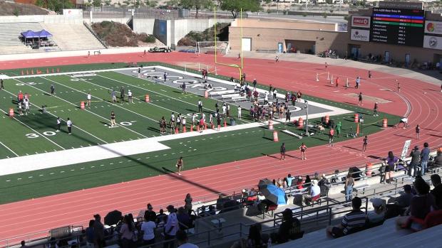 Varsity Girls 4x200 Relay Finals Section 1