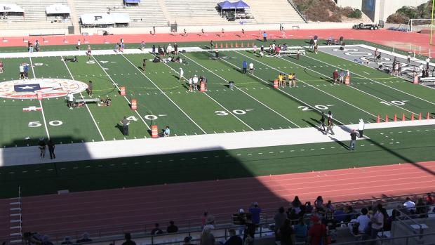 Varsity Girls 300 Hurdles Finals Section 1