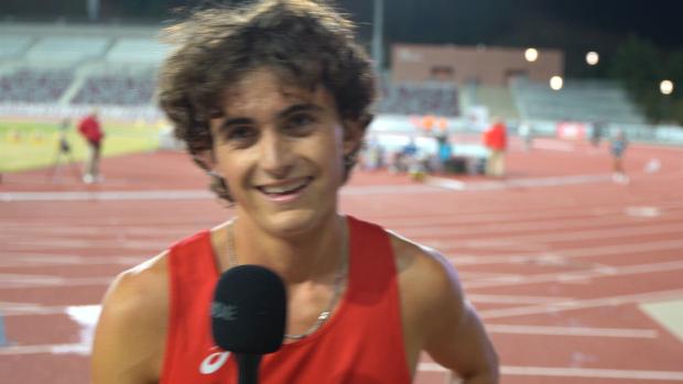 Jaxon Northcutt (Mt. Carmel) After Winning Mt. SAC 3200m
