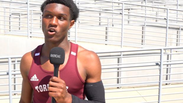 Nicolas Obimgba Secures the Mt. SAC 100m and 200m Wins
