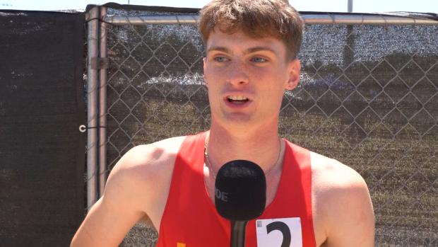 Lucas Alberts After Running 1:49 to Win Mt. SAC 800m