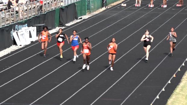 MS Girls 100 Prelims Heat 3