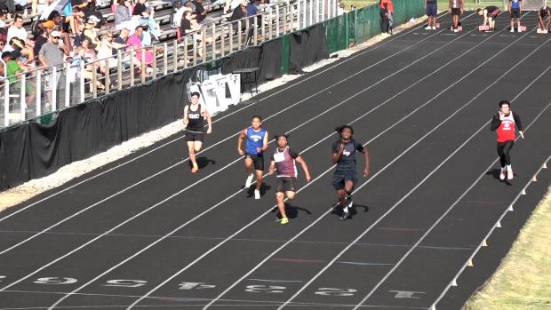 HS Boys 100 Prelims Heat 1