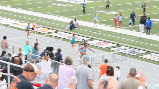 Girls 100 Hurdles Finals Section 3