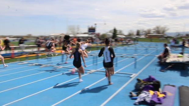 Girls 100 Hurdles Finals Section 2