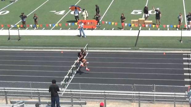 Girls 100 Hurdles Heat 1