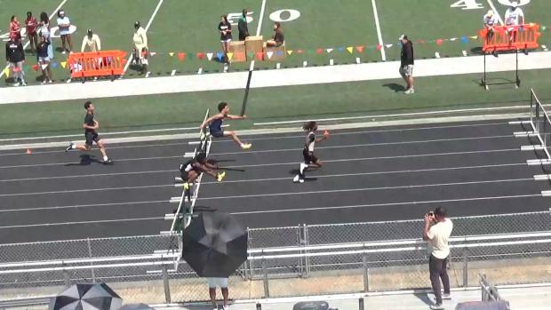 Boys 110 Hurdles Heat 1
