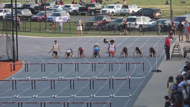 Boys 110 Hurdles Finals Section 1