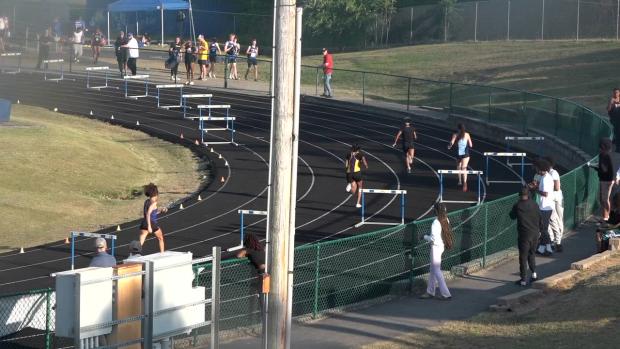 Varsity Girls 400 Hurdles Finals Section 2