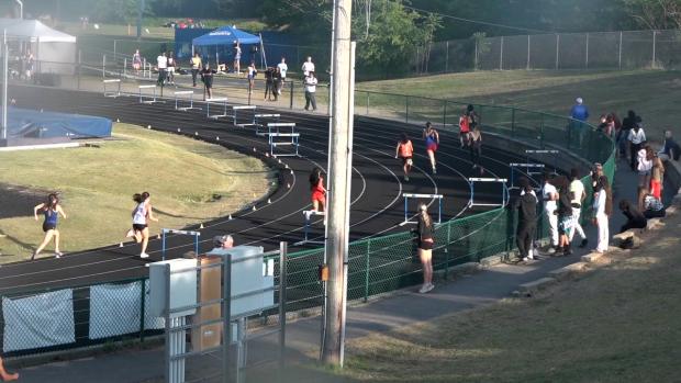Varsity Girls 400 Hurdles Finals Section 4