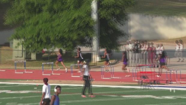 Girls 300 Hurdles Heat 2