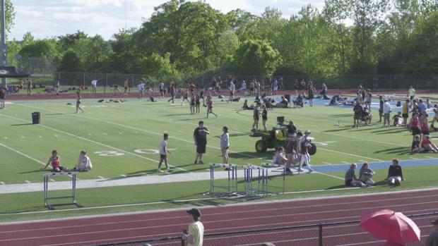 JV Girls 300 Hurdles Finals Section 2