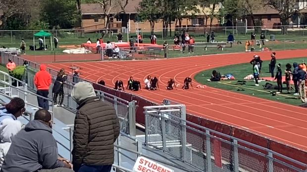 100m Heat 2 JV