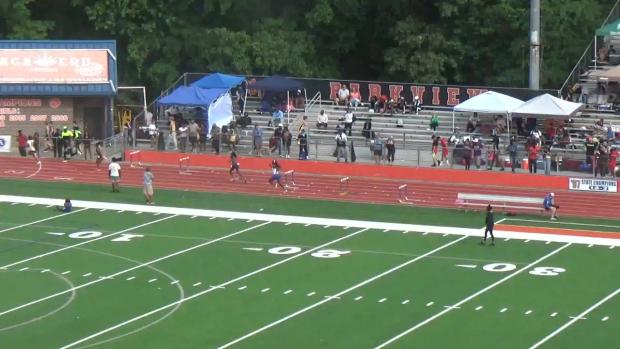 Girls 300 Hurdles Heat 6
