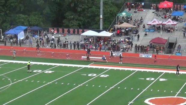 Girls 300 Hurdles Heat 12