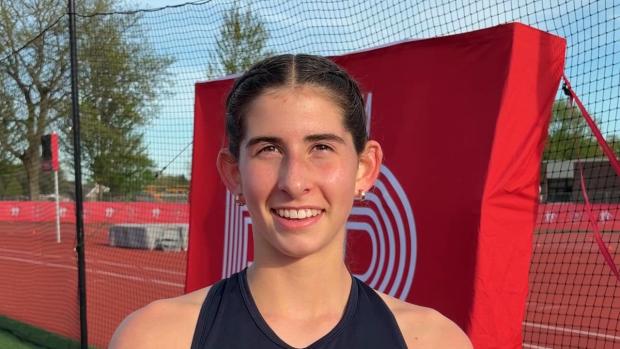 Lilly Binger wins girls undercard one 3200m