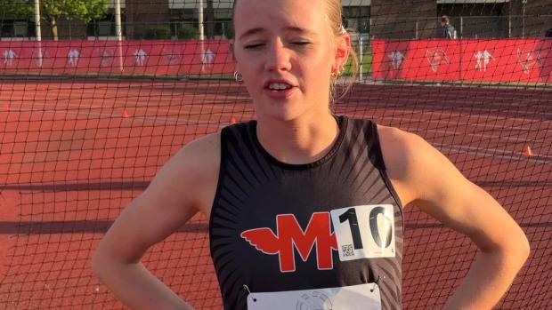 Paige Joachim wins girls undercard mile 3