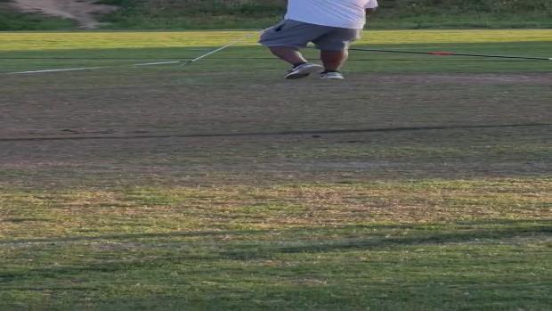 Walker Ferguson's 198-5.75 county title, meet record